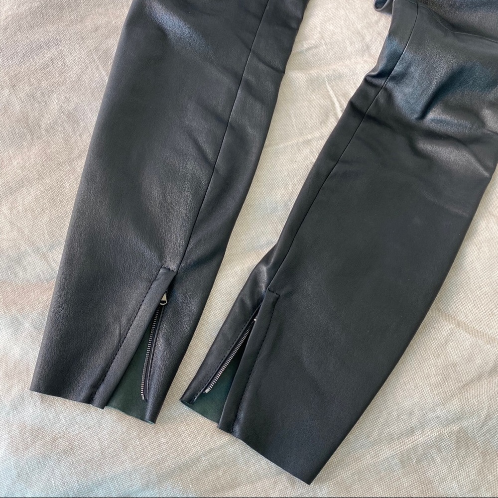 DOLCE GABBANA Leather Pants - Picture 6 of 7